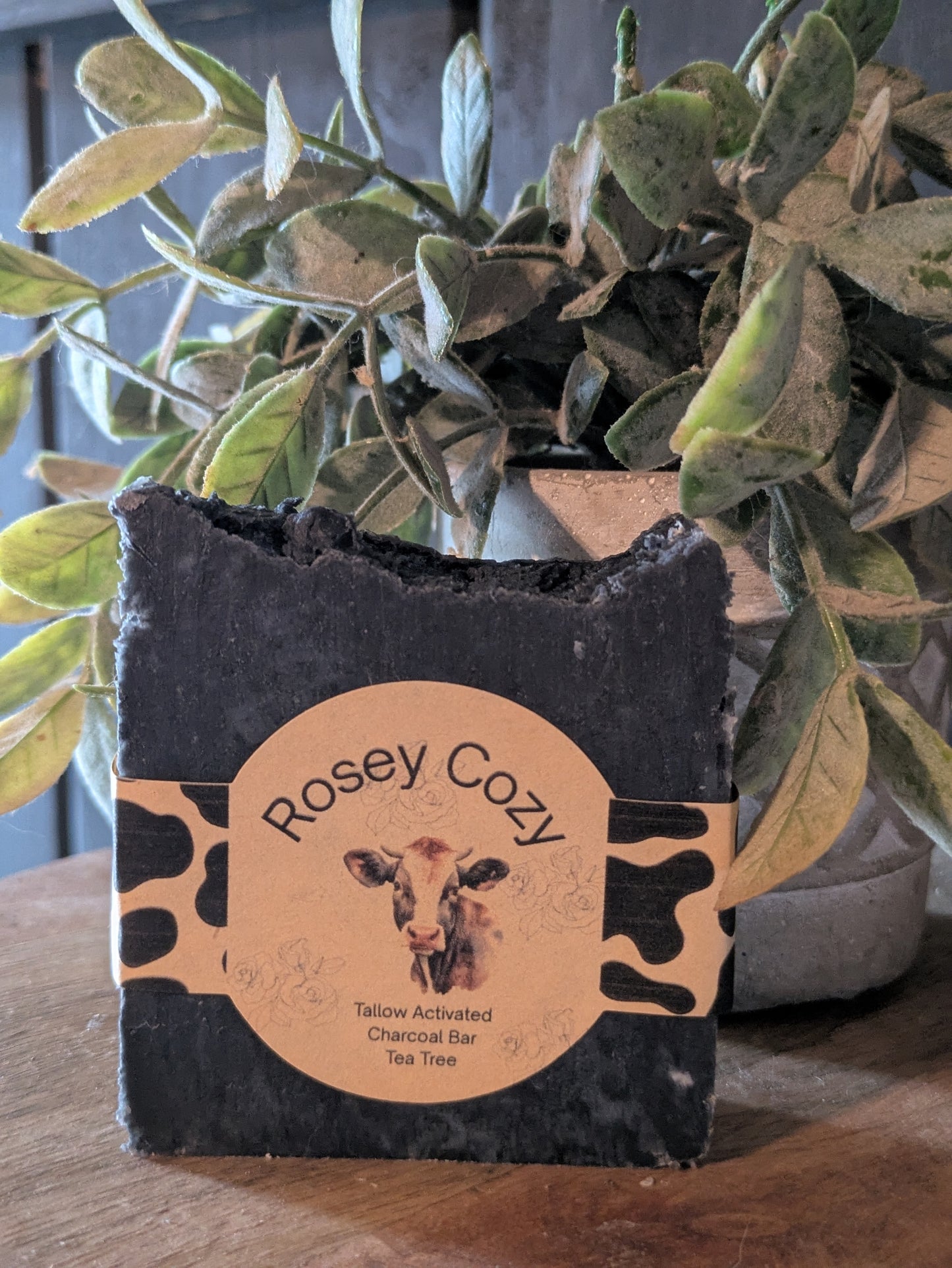 Activated Charcoal Tallow Soap with Tea Tree