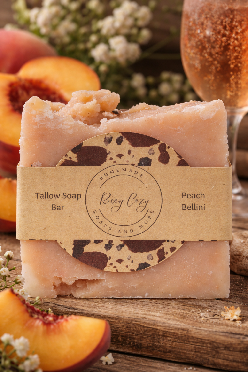 Peach Bellini Tallow Soap