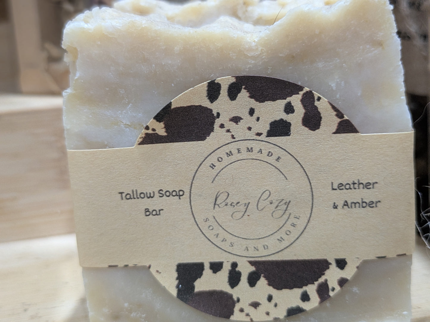 Tallow Leather & Amber Soap Bar