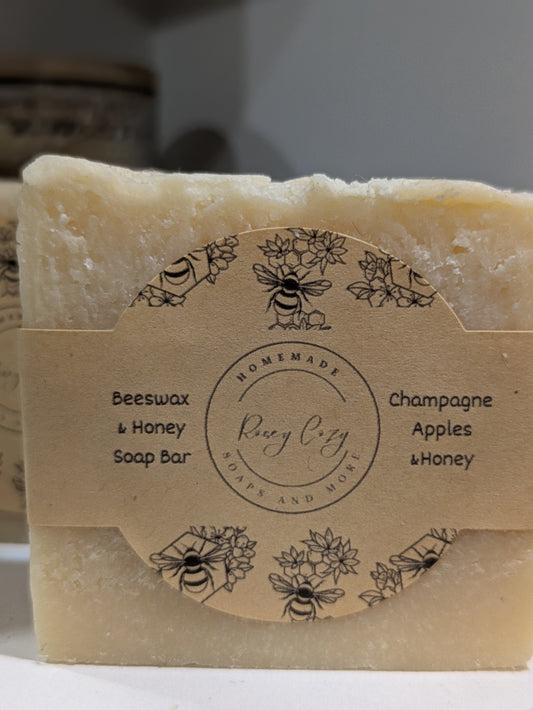 Beeswax & Honey Soap Champagne Apples & Honey scented (available 5/15)