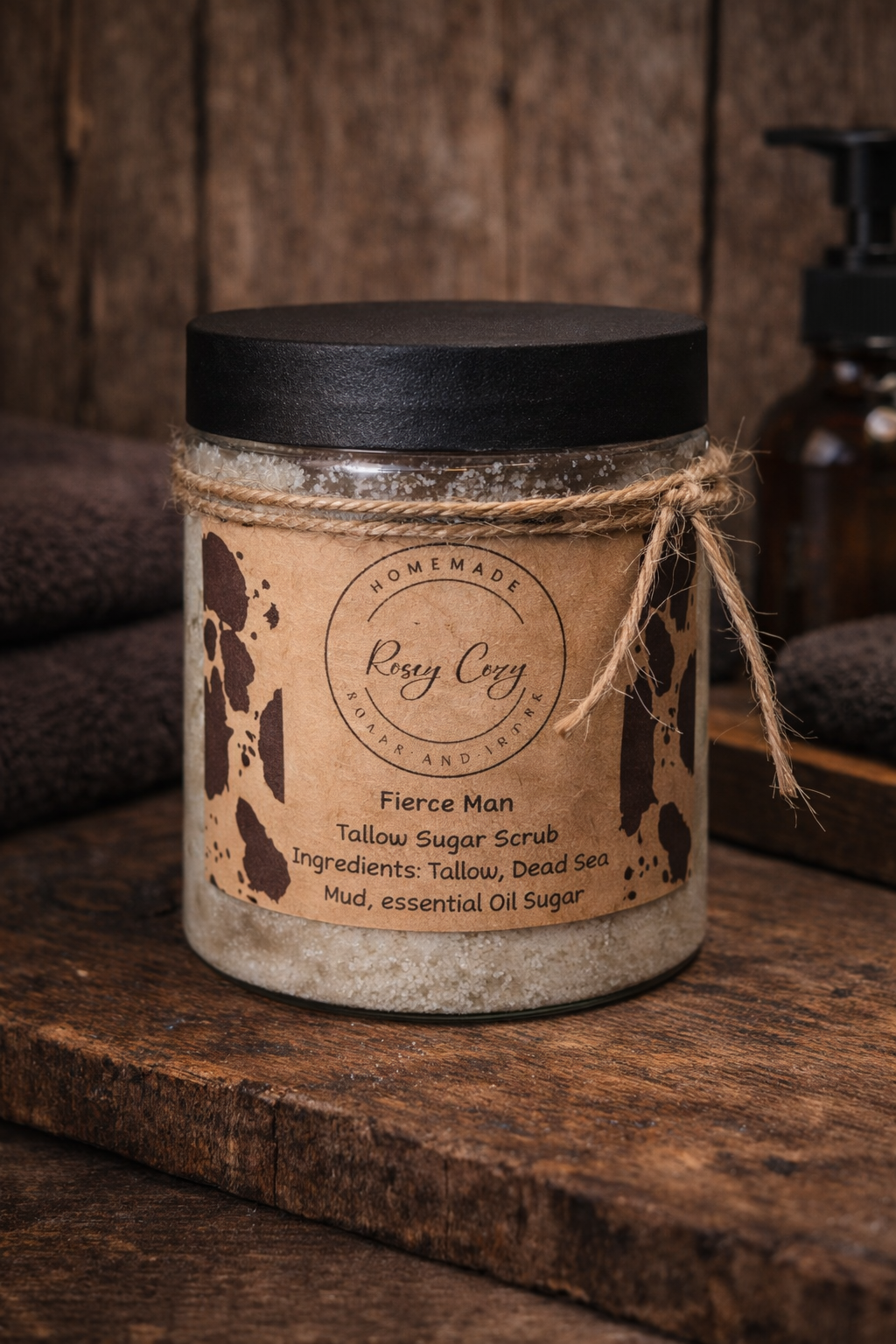 Fierce Man Tallow Sugar Scrub