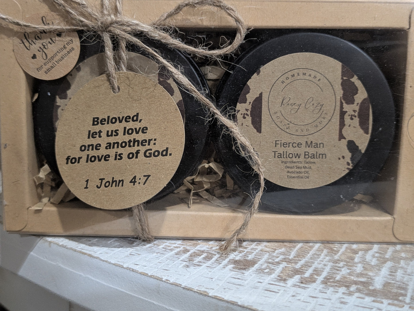 Barbershop & Fierce Man Tallow Balm Gift Set
