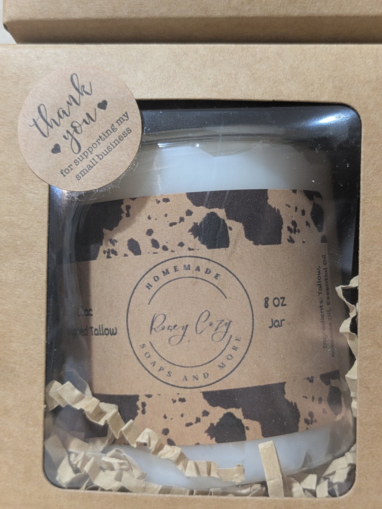 Lilac Whipped Tallow 8oz jar