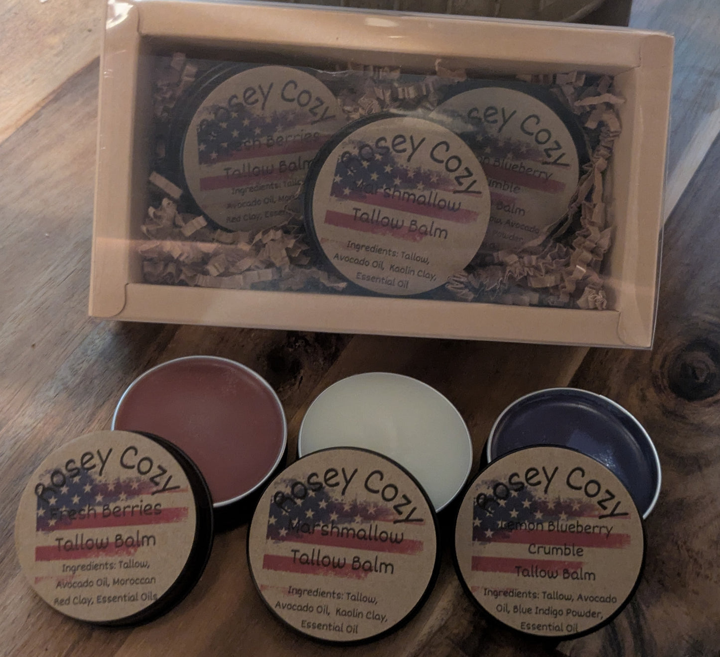 Patriotic Tallow Balm Gift Set