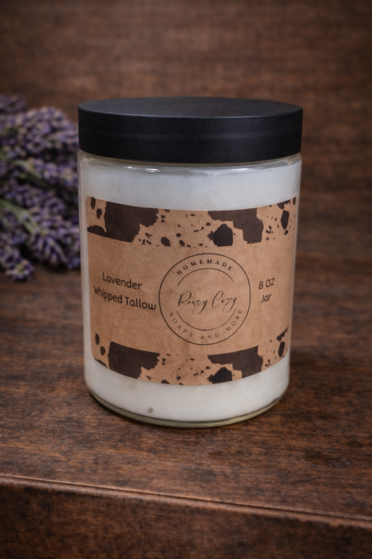 Lavender Whipped Tallow 8oz jar