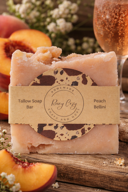 Peach Bellini Tallow Soap